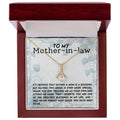 CARDWELRYJewelryTo My Mother-In-Law, I will Never Forget Alluring Beauty CardWelry Gift