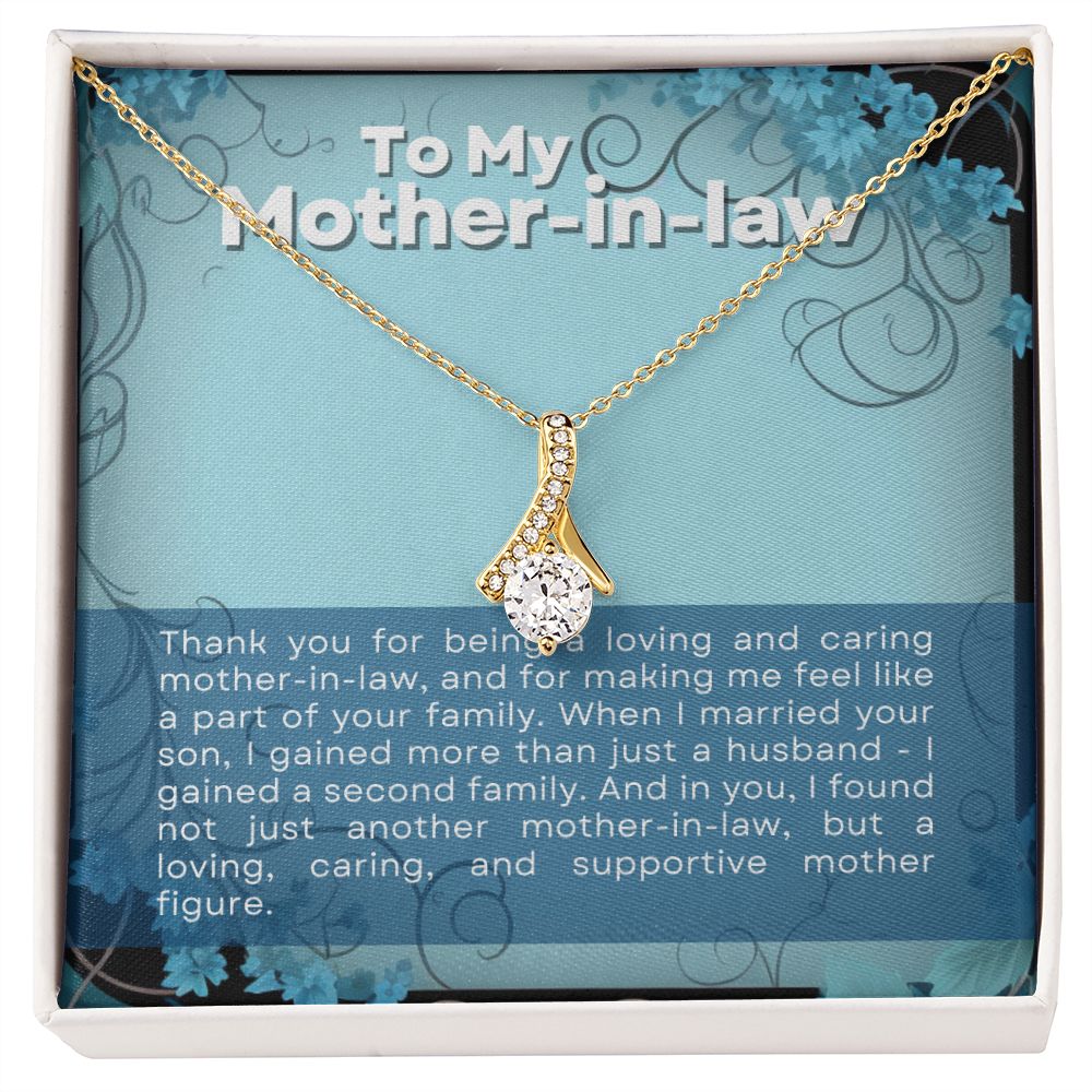 CARDWELRYJewelryTo My Mother-In-Law, thank you for being Alluring Beauty CardWelry Gift