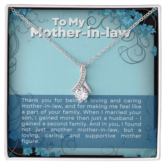 CARDWELRYJewelryTo My Mother-In-Law, thank you for being Alluring Beauty CardWelry Gift