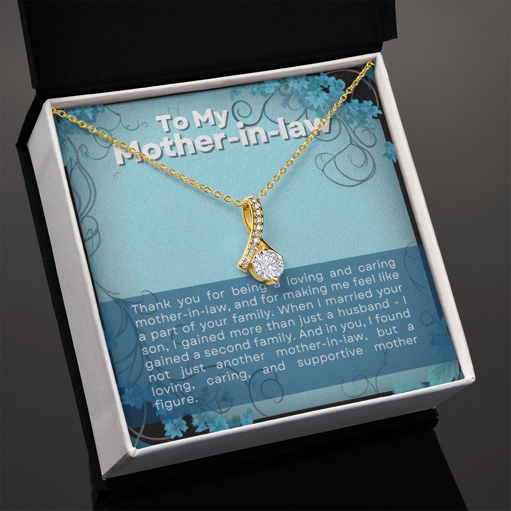 CARDWELRYJewelryTo My Mother-In-Law, thank you for being Alluring Beauty CardWelry Gift