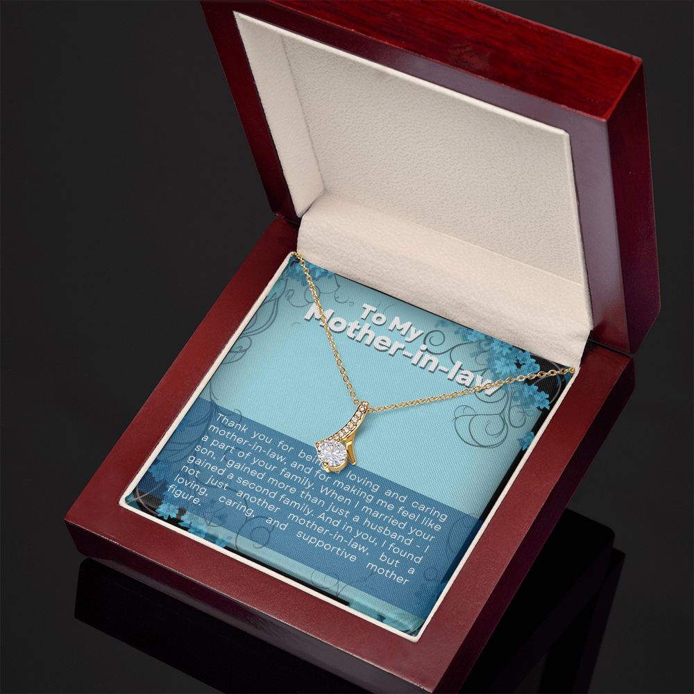 CARDWELRYJewelryTo My Mother-In-Law, thank you for being Alluring Beauty CardWelry Gift