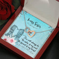 CardWelry To my Sister Necklace Gift Jewelry