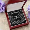 CardWelry To My Soulmate, If I Have Three Magical Wishes The Perfect Pair Necklace Gift for her Jewelry