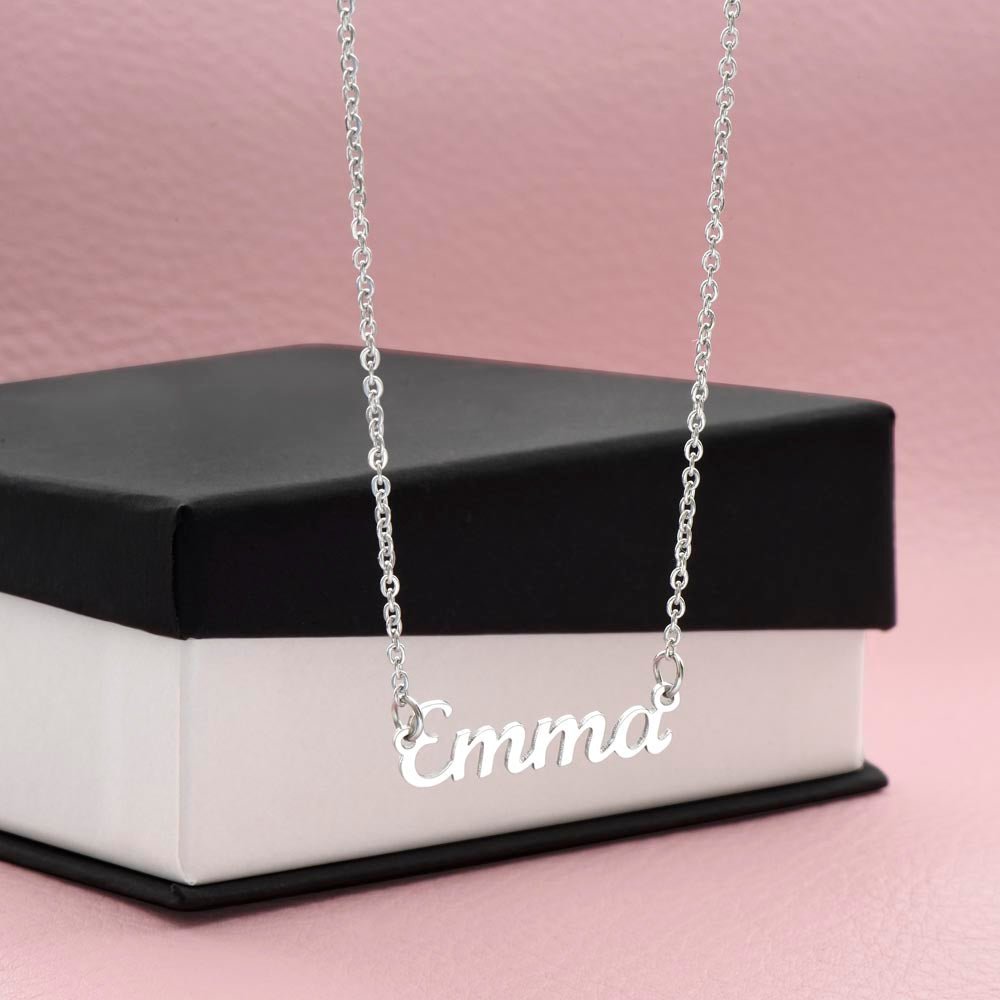 CardWelry To My Soulmate Name Necklace, Should I have Three Magical Wishes, Romantic Gift for Soulmate Jewelry