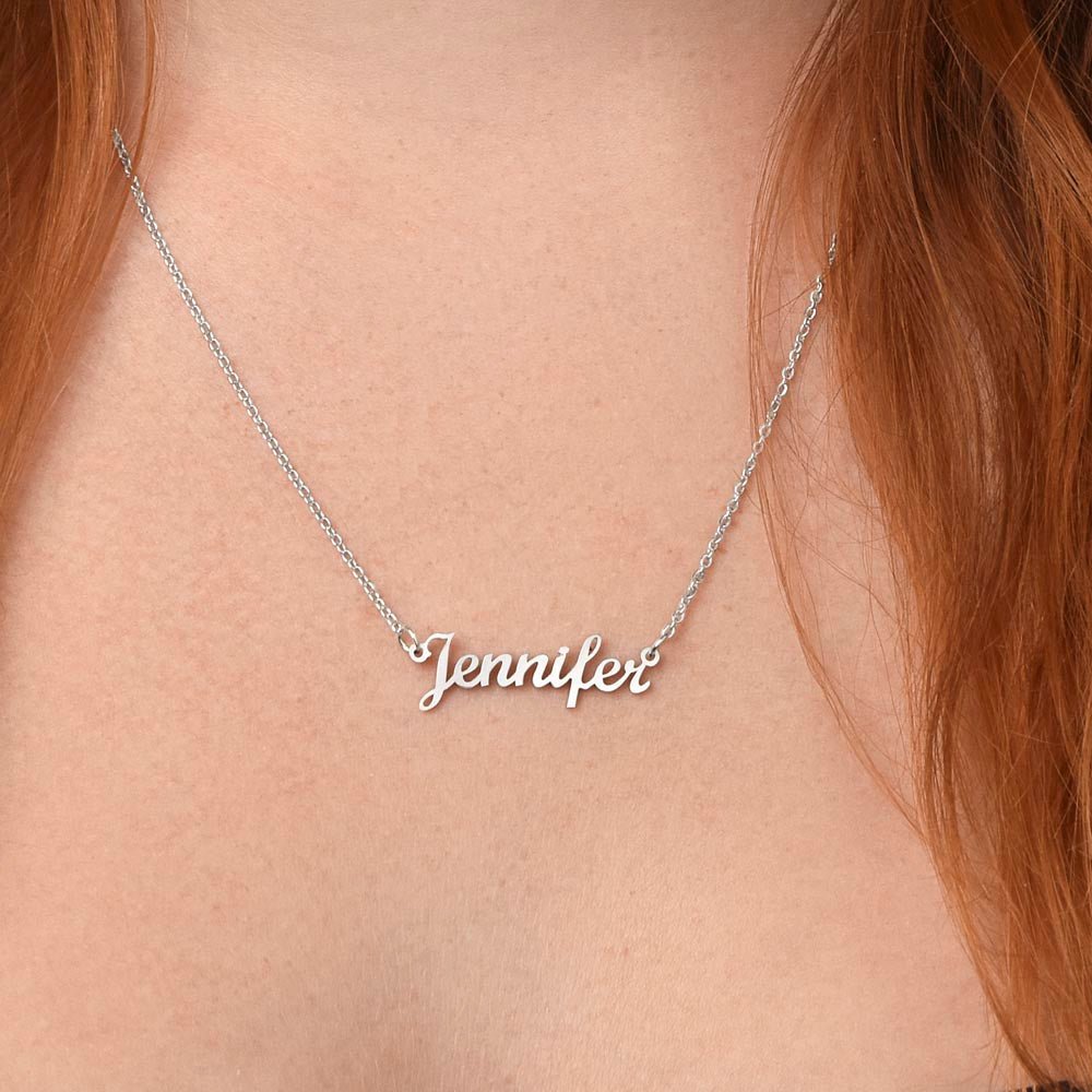 CardWelry To My Soulmate Name Necklace, Should I have Three Magical Wishes, Romantic Gift for Soulmate Jewelry