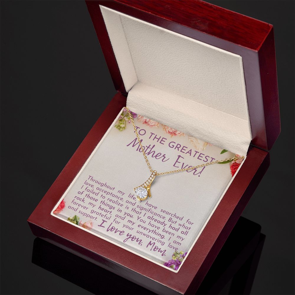 CARDWELRYJewelryTo The Most Greatest Mom Ever Alluring Beauty CardWelry Gift