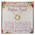 CARDWELRYJewelryTo The Most Greatest Mom Ever Love Knot CardWelry Gift